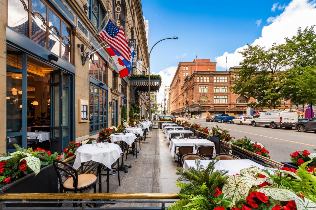 Hotel Birks Montréal Exterior foto The outdoor seating area